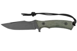 ANV Knives M311, M311-064 Spelter NC Elmax, Black Micarta Handle, Black Kydex Sheath, Fixed Knife