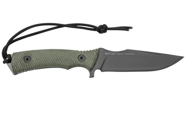 ANV Knives M311, M311-064 Spelter NC Elmax, Black Micarta Handle, Black Kydex Sheath, Fixed Knife 4 ANV Knives M311, M311-064 Spelter NC Elmax, Black Micarta Handle, Black Kydex Sheath, Fixed Knife - Image 2