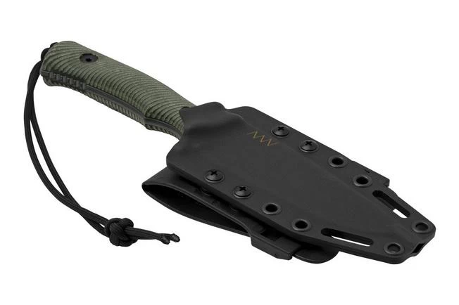 ANV Knives M311, M311-064 Spelter NC Elmax, Black Micarta Handle, Black Kydex Sheath, Fixed Knife 8 ANV Knives M311, M311-064 Spelter NC Elmax, Black Micarta Handle, Black Kydex Sheath, Fixed Knife - Image 6