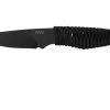 ANV Knives P100 Sleipner Cerakote, Grey Paracord, P100-038, Black Kydex Sheath, Neck Knife -Optimal Knife Shop ANVP100 038 01 anv