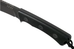 ANV P500, Sleipner, DLC, Black Leather Seath, ANVP500-007, Survival Knife 13 ANV P500, Sleipner, DLC, Black Leather Seath, ANVP500-007, Survival Knife -Optimal Knife Shop ANVP500 007 05 anv knives