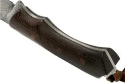 Autine Damascus Kurbads, Wenge, Damast, Brown RH Sheath, Outdoor Knife 13 Autine Damascus Kurbads, Wenge, Damast, Brown RH Sheath, Outdoor Knife -Optimal Knife Shop AT KUR WNG DAM 04 autine v201909