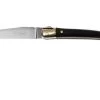Laguiole En Aubrac Mini Pocket Knife, Buffalo Horn L0207BUL -Optimal Knife Shop AUL0207BUL 01 laguiole en aubrac ktaul0207bul 01