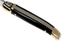 Laguiole En Aubrac Mini Pocket Knife, Buffalo Horn L0207BUL 15 Laguiole En Aubrac Mini Pocket Knife, Buffalo Horn L0207BUL -Optimal Knife Shop AUL0207BUL 06 laguiole en aubrac ktaul0207bul 06