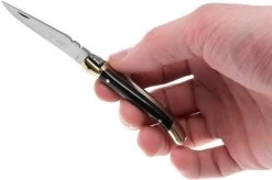 Laguiole En Aubrac Mini Pocket Knife, Buffalo Horn L0207BUL 17 Laguiole En Aubrac Mini Pocket Knife, Buffalo Horn L0207BUL -Optimal Knife Shop AUL0207BUL 08 laguiole en aubrac ktaul0207bul 08