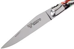 Laguiole En Aubrac 10 Cm Pocket Knife Harlequin Acrylic, L0210ARLI-FSI1 -Optimal Knife Shop AUL0210ARLI FSI1 03 laguiole en aubrac aul0210arli fsi1 03