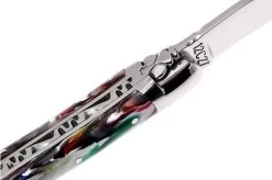 Laguiole En Aubrac 10 Cm Pocket Knife Harlequin Acrylic, L0210ARLI-FSI1 -Optimal Knife Shop AUL0210ARLI FSI1 06 laguiole en aubrac aul0210arli fsi1 06