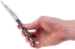 Laguiole En Aubrac 10 Cm Pocket Knife Harlequin Acrylic, L0210ARLI-FSI1 -Optimal Knife Shop AUL0210ARLI FSI1 08 laguiole en aubrac aul0210arli fsi1 08