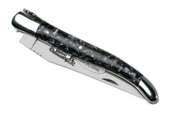 Laguiole En Aubrac Mussel L0212CQM Clamshell, Polished, Laguiole Pocket Knife, 12 Cm -Optimal Knife Shop AUL0212CQM 04 laguioleaubrac