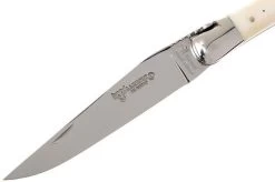 Laguiole En Aubrac Classic 12cm White Bone L0212OSI-FSI1 -Optimal Knife Shop AUL0212OSI FSI1 03 laguiole en aubrac aul0212osi fsi1 03