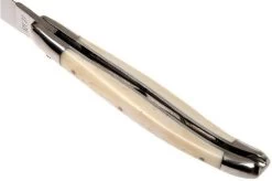 Laguiole En Aubrac Classic 12cm White Bone L0212OSI-FSI1 -Optimal Knife Shop AUL0212OSI FSI1 05 laguiole en aubrac aul0212osi fsi1 05