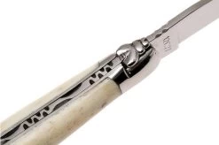 Laguiole En Aubrac Classic 12cm White Bone L0212OSI-FSI1 -Optimal Knife Shop AUL0212OSI FSI1 06 laguiole en aubrac aul0212osi fsi1 06