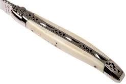Laguiole En Aubrac Classic 12cm White Bone L0212OSI-FSI1 -Optimal Knife Shop AUL0212OSI FSI1 07 laguiole en aubrac aul0212osi fsi1 07