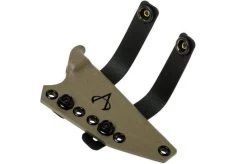 Armatus Carry Architect Sheath For The ESEE JG3, Flat Dark Earth -Optimal Knife Shop AX EE JG3 FDE 04 armatus carry