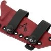 Armatus Carry Architect Sheath For The Fällkniven F1 Pro, Blood Red -Optimal Knife Shop AX FK F1PRO BR 01 armatus carry