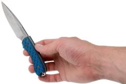 Bradford Guardian 3FE, Black Blue Guardian 3 M390, Sabre Stonewashed, False Edge 3FE-013 -Optimal Knife Shop BDK 3FE 013 06 bradford knives