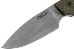 Bradford Guardian 4, 3D OD Green Micarta Guardian 4 CPM 3V, Full Flat Stonewashed 4FH-102-3V -Optimal Knife Shop BDK 4FH 102 3V 03 bradford knives
