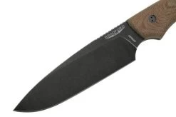Bradford Knives Guardian 5, 5S-104N-3V, 3D Natural Micarta, CPM-3V, Sabre Grind, Nimbus Blackwashed Finish, Fixed Knife -Optimal Knife Shop BDK 5S 104N 3V 03 bradford