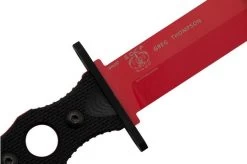 Benchmade SOCP Red 185T Trainer Fixed Knife, Greg Thompson Design -Optimal Knife Shop BE185T 05 benchmade