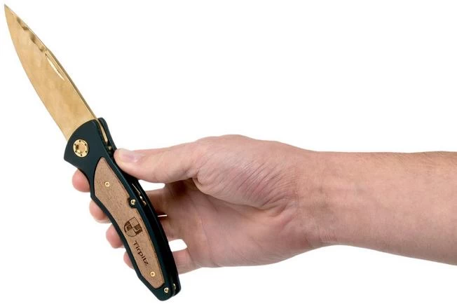 Böker Tirpitz Damast Gold 42 Limited Edition 110196DAM Pocket Knife 11 Böker Tirpitz Damast Gold 42 Limited Edition 110196DAM Pocket Knife - Image 9