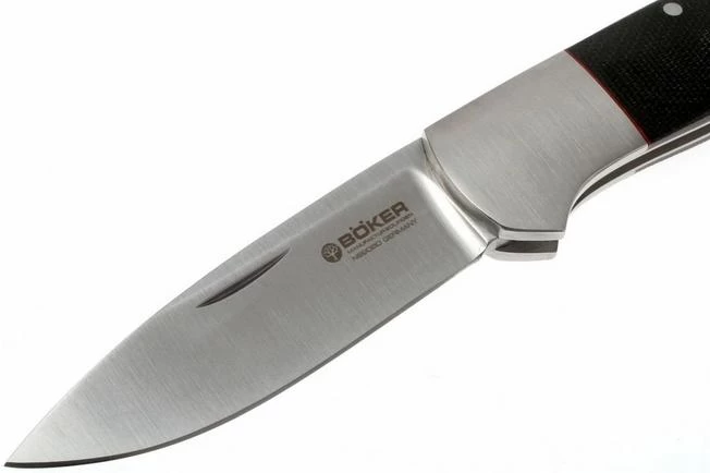 Böker Davis Classic Hunter, Pocket Knife, Micarta Handle, Blade Length 8.8 Cm 4 Böker Davis Classic Hunter, Pocket Knife, Micarta Handle, Blade Length 8.8 Cm - Image 2