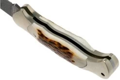 Böker Scout Spearpoint Stag Damascus 112201DAM Stag Horn, Pocket Knife -Optimal Knife Shop BO112201DAM 05 boker