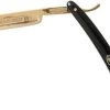 Böker Manufaktur Waldorf 24 Karat Gold 5/8" Straight Razor 140321 -Optimal Knife Shop BO140321 01 boker bo140321 01