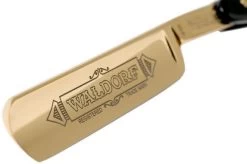 Böker Manufaktur Waldorf 24 Karat Gold 5/8" Straight Razor 140321 -Optimal Knife Shop BO140321 03 boker bo140321 03