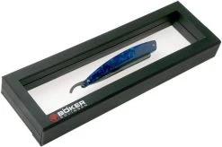 Böker Manufaktur Damascus Paua 140525DAM Straight Razor -Optimal Knife Shop BO140525DAM 07 boker