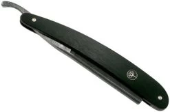 Böker Manufaktur Ebony Damascus Straight Razor 140609DAM 14 Böker Manufaktur Ebony Damascus Straight Razor 140609DAM -Optimal Knife Shop BO140609DAM 06 boker