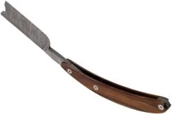 Böker Manufaktur Master Cutter Damascus, Desert Ironwood 140800DAM Straight Razor -Optimal Knife Shop BO140800DAM 05 boker