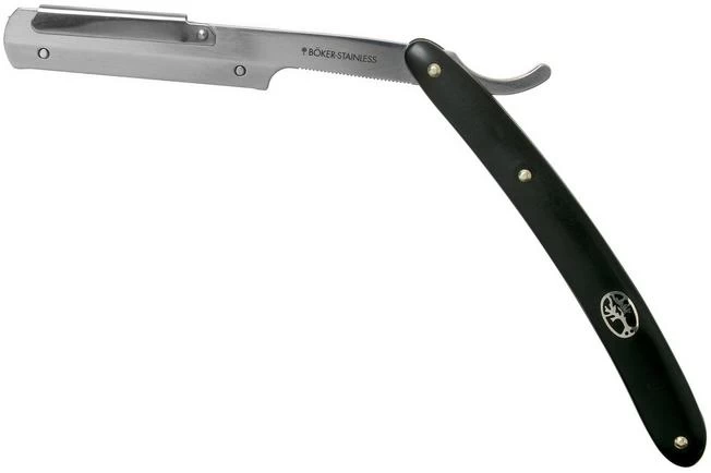 Böker Pro Barberette Long Black 140910 Shavette 3 Böker Pro Barberette Long Black 140910 Shavette