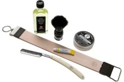 Böker King Cutter White Shaving Starter Set 141624SET