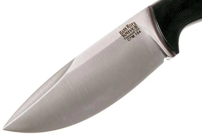 Bark River North Country EDC CPM 154, Black Canvas Micarta, Red Liners 5 Bark River North Country EDC CPM 154, Black Canvas Micarta, Red Liners - Image 3