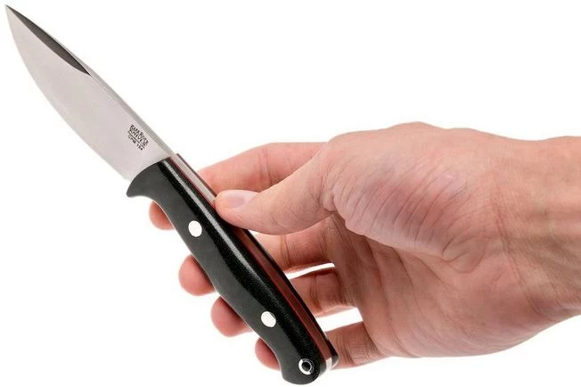 Bark River North Country EDC CPM 154, Black Canvas Micarta, Red Liners 8 Bark River North Country EDC CPM 154, Black Canvas Micarta, Red Liners - Image 6