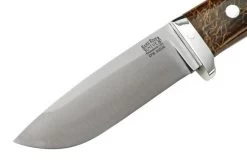 Bark River Classic Drop Point Hunter CPM S45VN Smoke Prickly Pear Natural Liner, Fixed Knife -Optimal Knife Shop BRK02 176SPPNL 03 barkriver