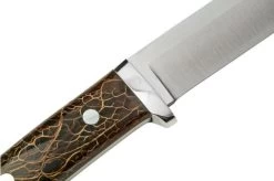 Bark River Classic Drop Point Hunter CPM S45VN Smoke Prickly Pear Natural Liner, Fixed Knife -Optimal Knife Shop BRK02 176SPPNL 05 barkriver