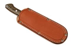 Bark River Classic Drop Point Hunter CPM S45VN Smoke Prickly Pear Natural Liner, Fixed Knife -Optimal Knife Shop BRK02 176SPPNL 06 barkriver