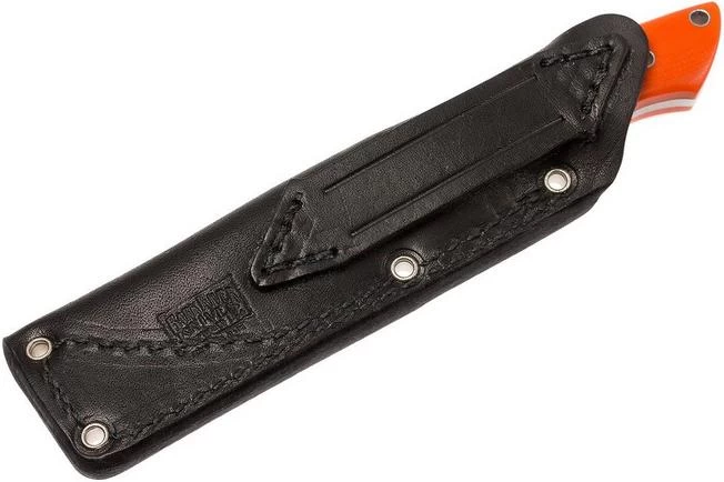 Bark River Mini Canadian A2, Blaze Orange G10, Hollow Pins, Black Sheath 10 Bark River Mini Canadian A2, Blaze Orange G10, Hollow Pins, Black Sheath - Image 8