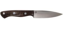 Bark River Mini Aurora CPM 3V, Green Canvas Micarta, Red Liner -Optimal Knife Shop BRK06 025GNC RL 02 bark river brk06 025gnc rl 02