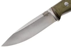 Bark River Aurora A2 Green Canvas Micarta Red Liner, Bushcraft Knife -Optimal Knife Shop BRK06 115GCMRL 03 bark river knives