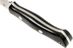 Bark River Aurora 3V, Black Canvas Micarta Bushcraft Knife -Optimal Knife Shop BRK06 122 3VBLC 04 bark river brk06 122 3vblc 04