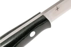 Bark River Aurora 3V, Black Canvas Micarta Bushcraft Knife -Optimal Knife Shop BRK06 122 3VBLC 05 bark river brk06 122 3vblc 05