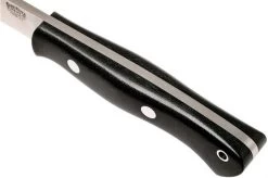 Bark River Aurora 3V, Black Canvas Micarta Bushcraft Knife -Optimal Knife Shop BRK06 122 3VBLC 06 bark river brk06 122 3vblc 06