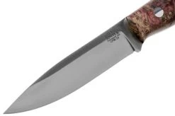 Bark River Aurora CPM 3V, Purple Gold Elder Burl Bushcraft Knife -Optimal Knife Shop BRK06 122PGEB 03 bark river knives