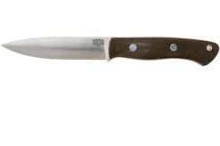 Bark River Aurora A2, Green Canvas Micarta, Red Liners