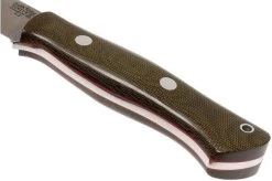Bark River Aurora A2, Green Canvas Micarta, Red Liners 13 Bark River Aurora A2, Green Canvas Micarta, Red Liners -Optimal Knife Shop BRK06 140GRCRL 04 bark river brk06 140grcrl 04