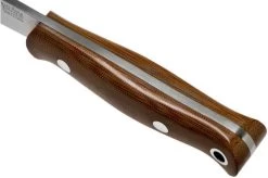 Bark River Bushcrafter CPM CruWear, Natural Canvas Micarta, Bushcraft Knife -Optimal Knife Shop BRK06 165NCM 05 bark river knives