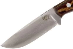 Bark River Bravo Necker II CPM 154CM, Burgundy Snakeskin Micarta -Optimal Knife Shop BRK07 002SBC 03 bark river brk07 002sbc 12