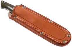 Bark River Bravo EDC CPM 3V Rampless, Green Canvas Micarta Bushcraft Knife -Optimal Knife Shop BRK07 027GCMR 06 bark river knives